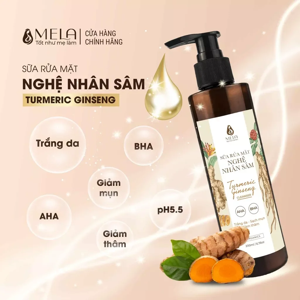 sữa rửa mặt nghệ nhân sâm