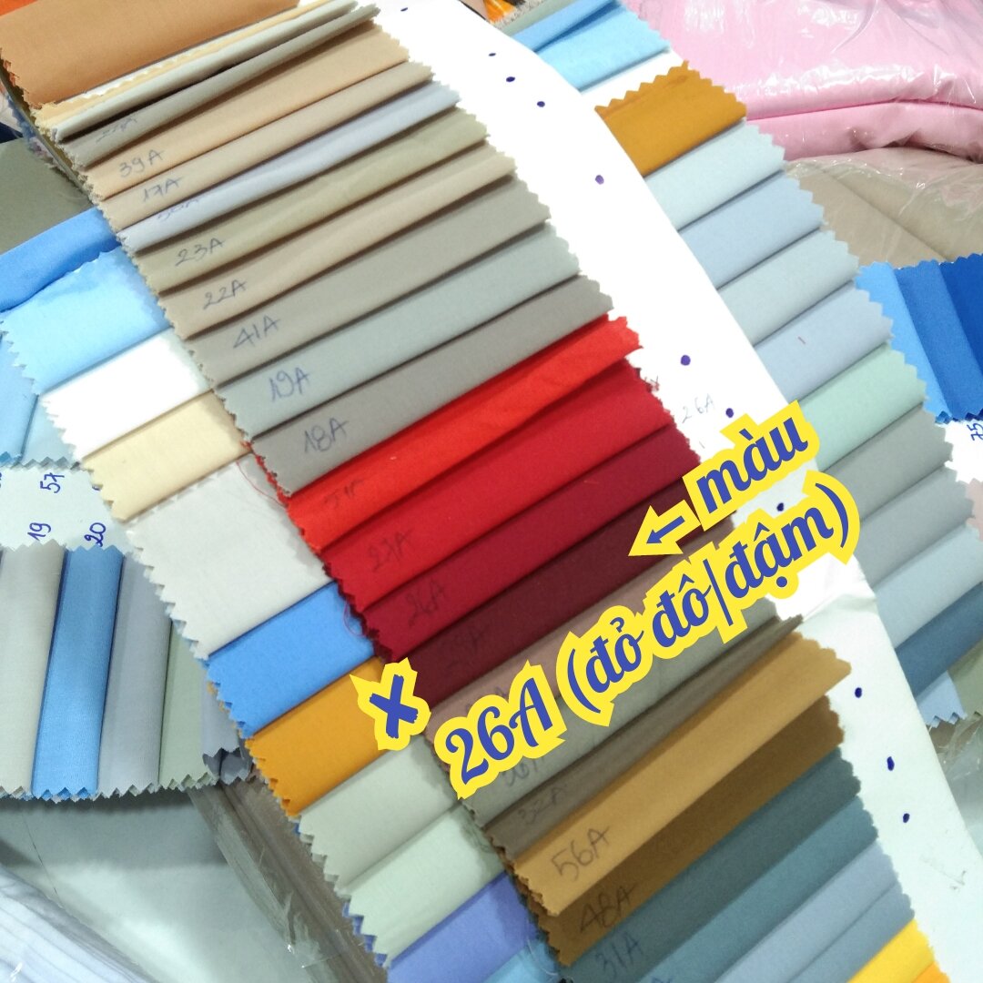 Vải Kate Silk Màu Đỏ Đô / Đỏ Đậm Vải Đẹp Láng Mịn