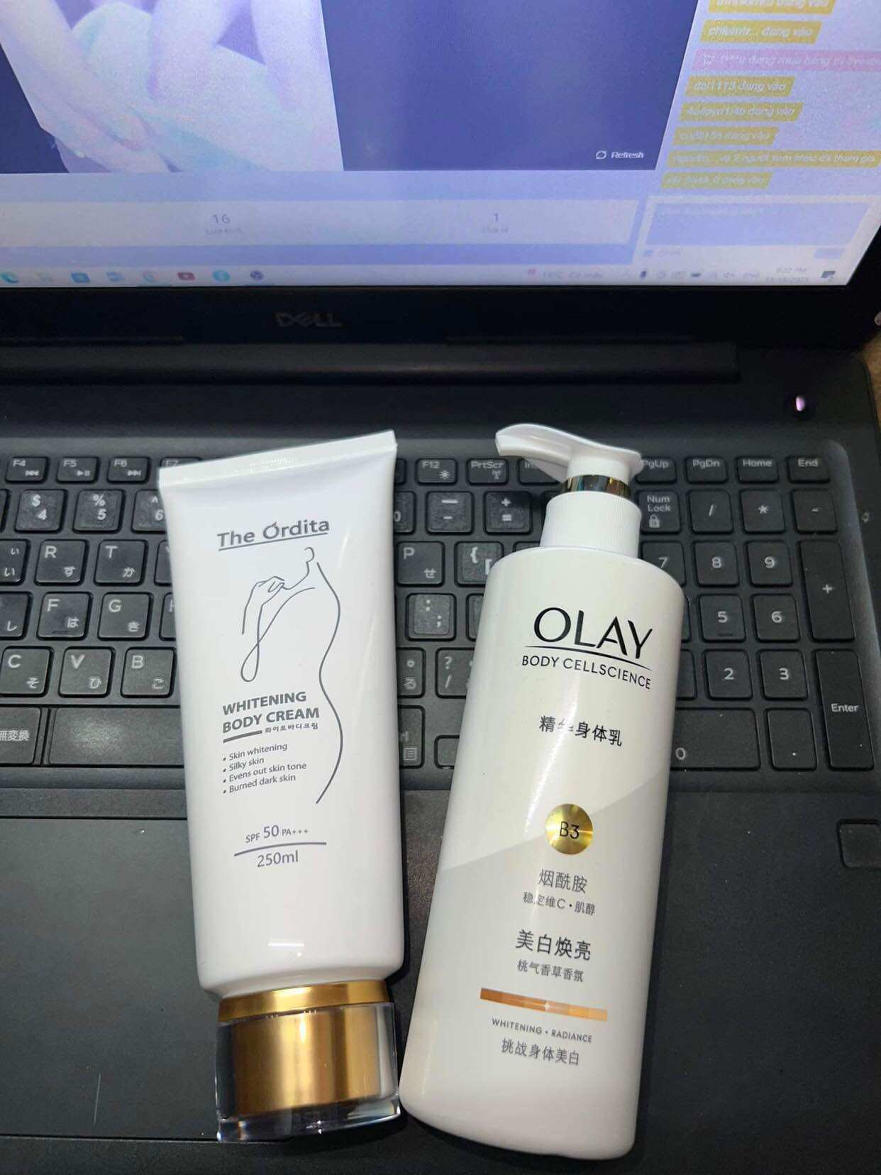 (Tặng mặt nạ) Combo Kem Ordita + OLAY B3 xám 90ml