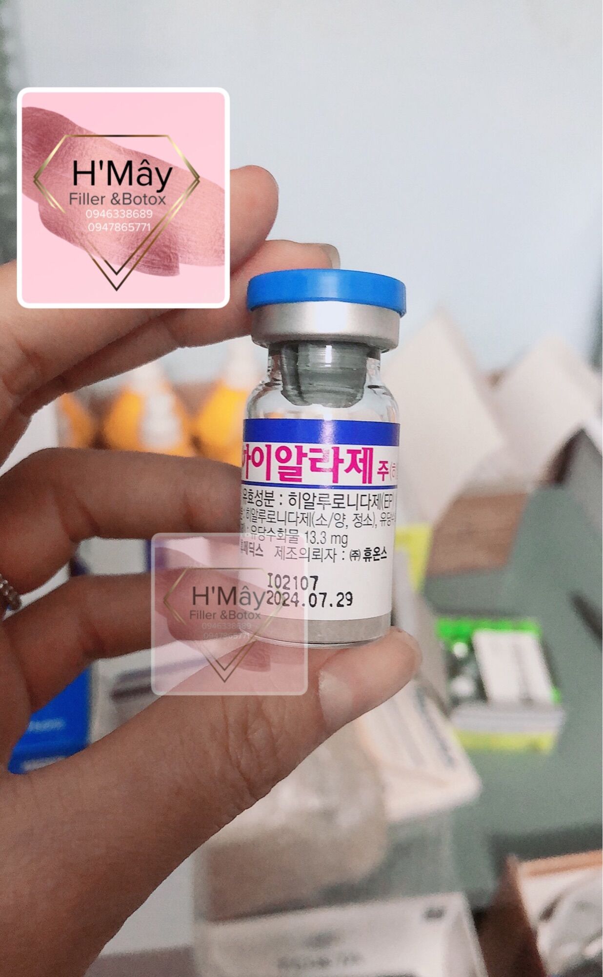 Lẻ 1 lọ tan mạnh Hyalaze ( Mạnh  Trong Dòng Tan Filler)