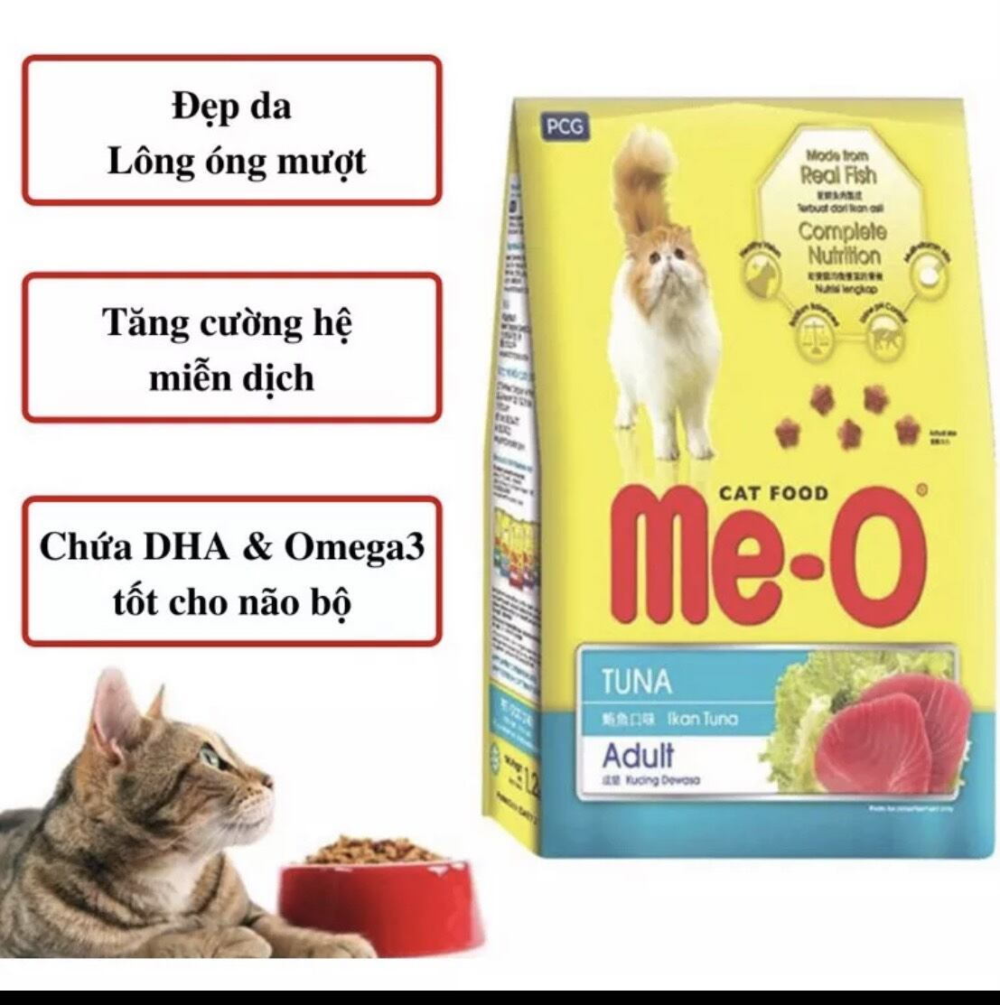 Thức ăn hạt Me-O cho mèo bao lớn 7 kg