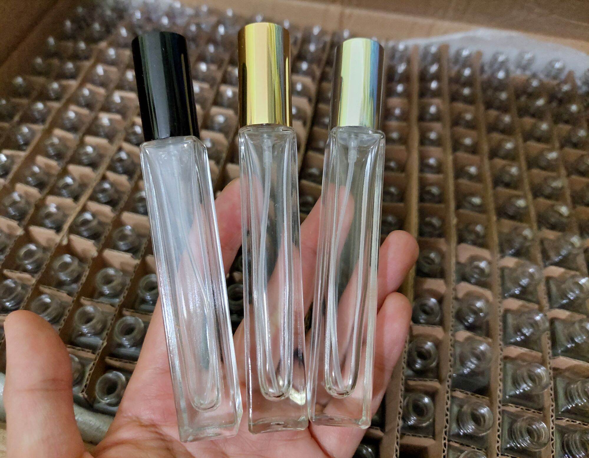 Combo 10 vỏ chiết nước hoa thủy tinh 10ml/ống chiết nước hoa 10ml