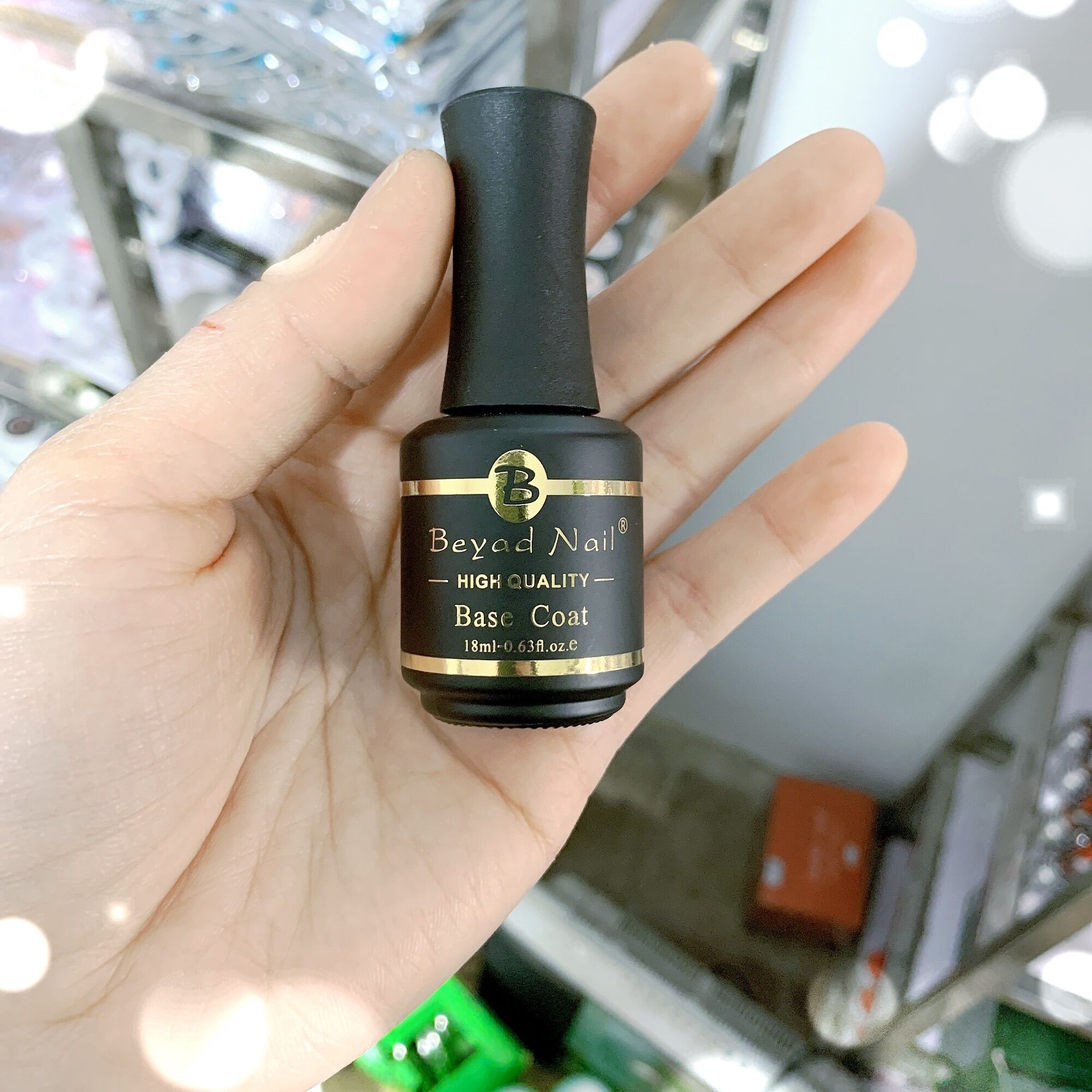 Cặp Liên kết và siêu bóng chai đen Base Top BEYAD, base top đen