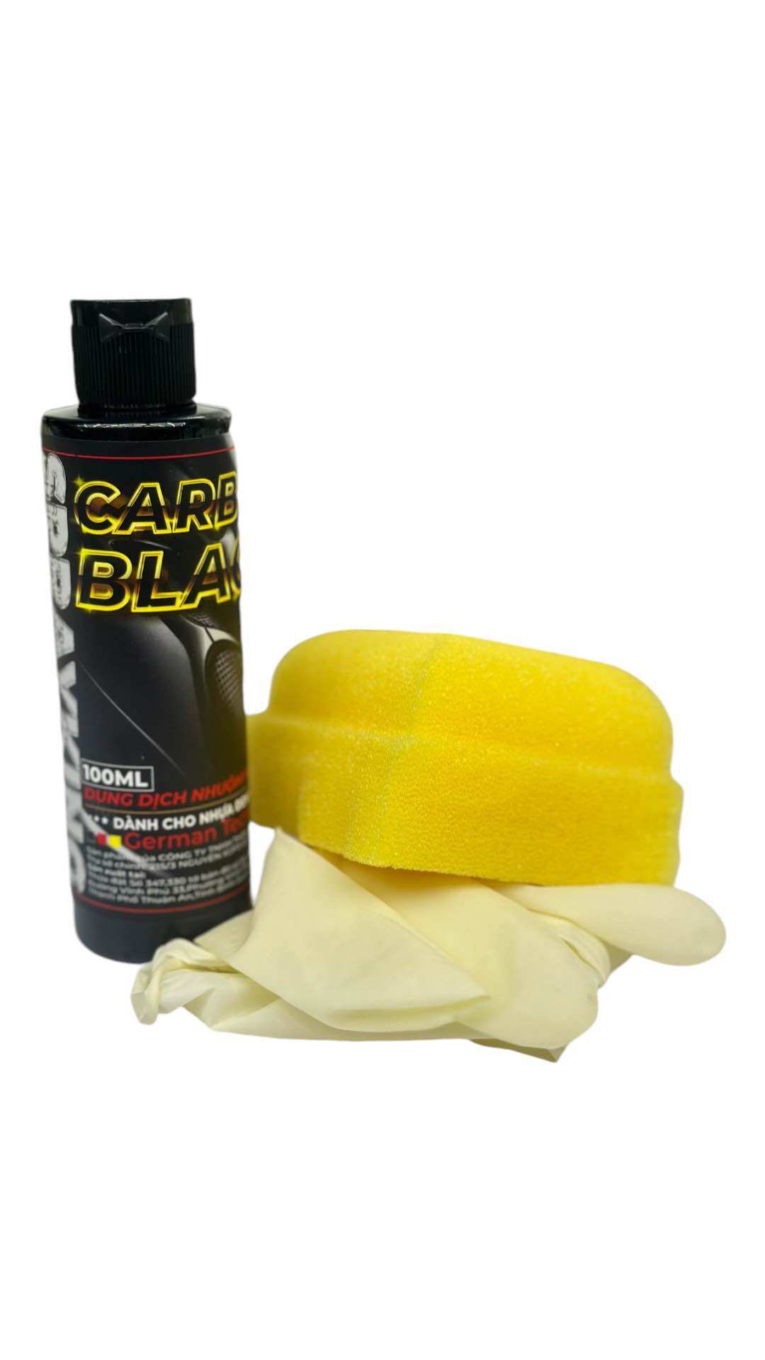  Sprayking Carbon Black 100ml chai dung dịch làm đen làm mới dàn nhựa nhám  bị cũ 