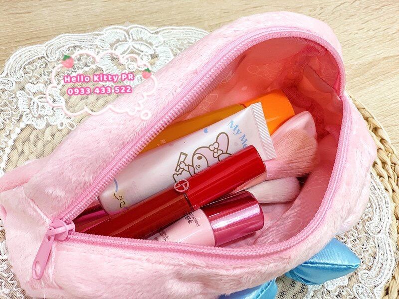 Túi đựng mỹ phẩm, bút viết đa năng Hello Kitty