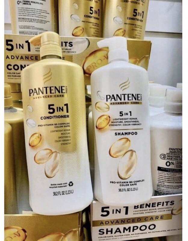 [HCM] [HSD 11/2025]  Bộ Dầu Gội Xả PANTENE Advanced Care Pro-V 5in1 Shampoo & Conditioner 1.13L x 2 —Dành cho mọi loại tóc ????‍♀️????‍♀️????‍♂️??‍♂️