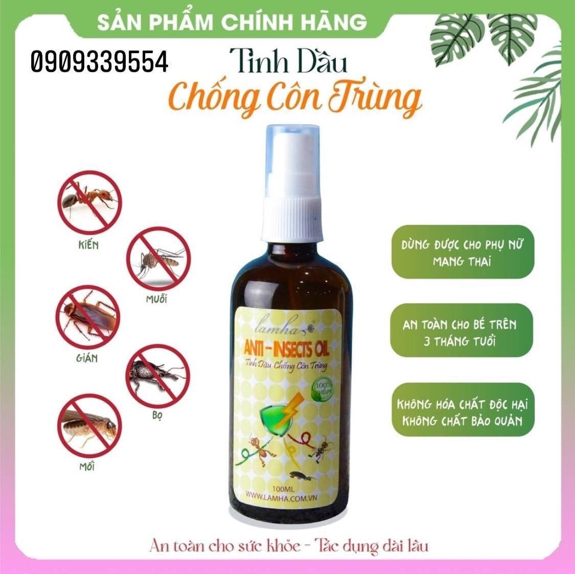 Tinh dầu chống gián,kiến ba khoang,muỗi