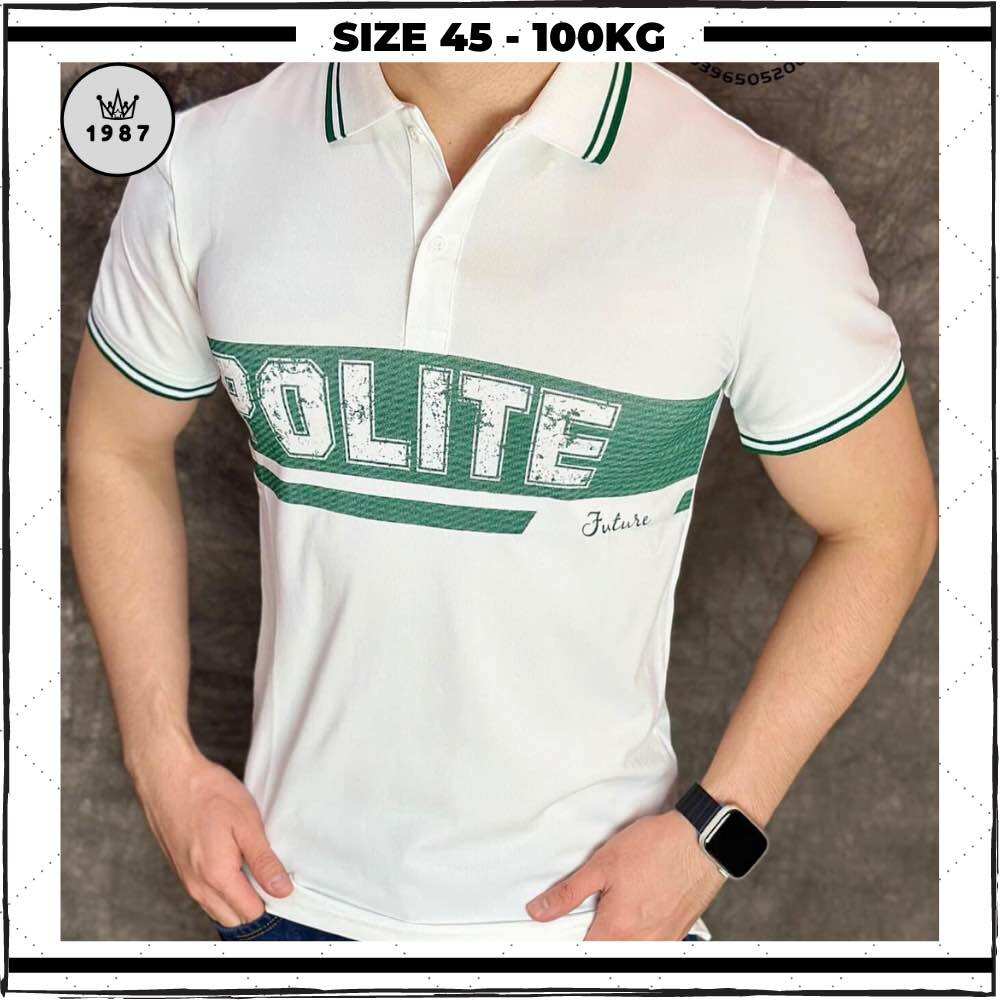 Áo polo nam big size, áo thun nam có cổ cotton thun lạnh form rộng 40-95kg kiểu basic