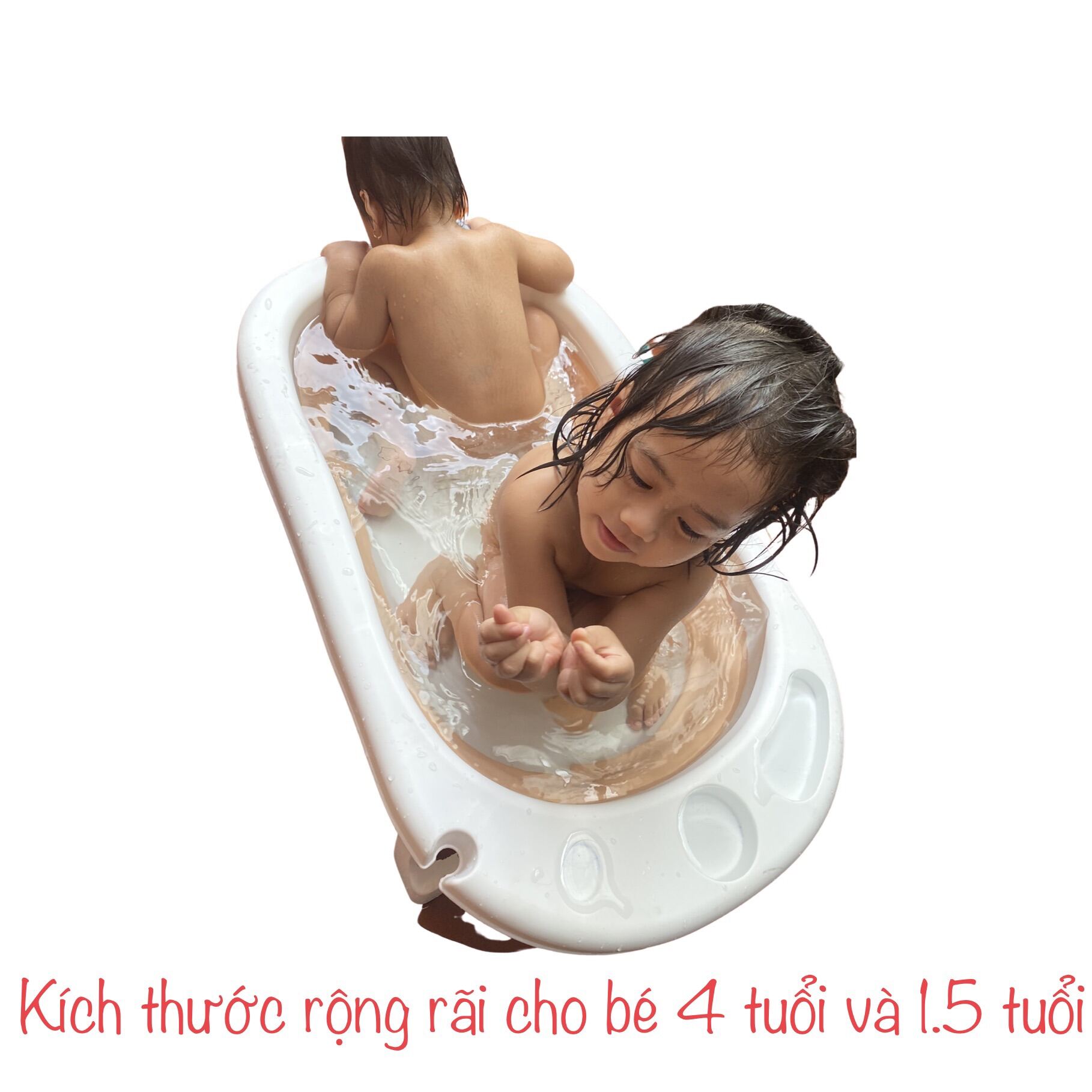Hcmchậu tắm cho bé chậu tắm gấp gọn cho bé chậu tắm gấp gọn hanbei kèm - ảnh sản phẩm 3