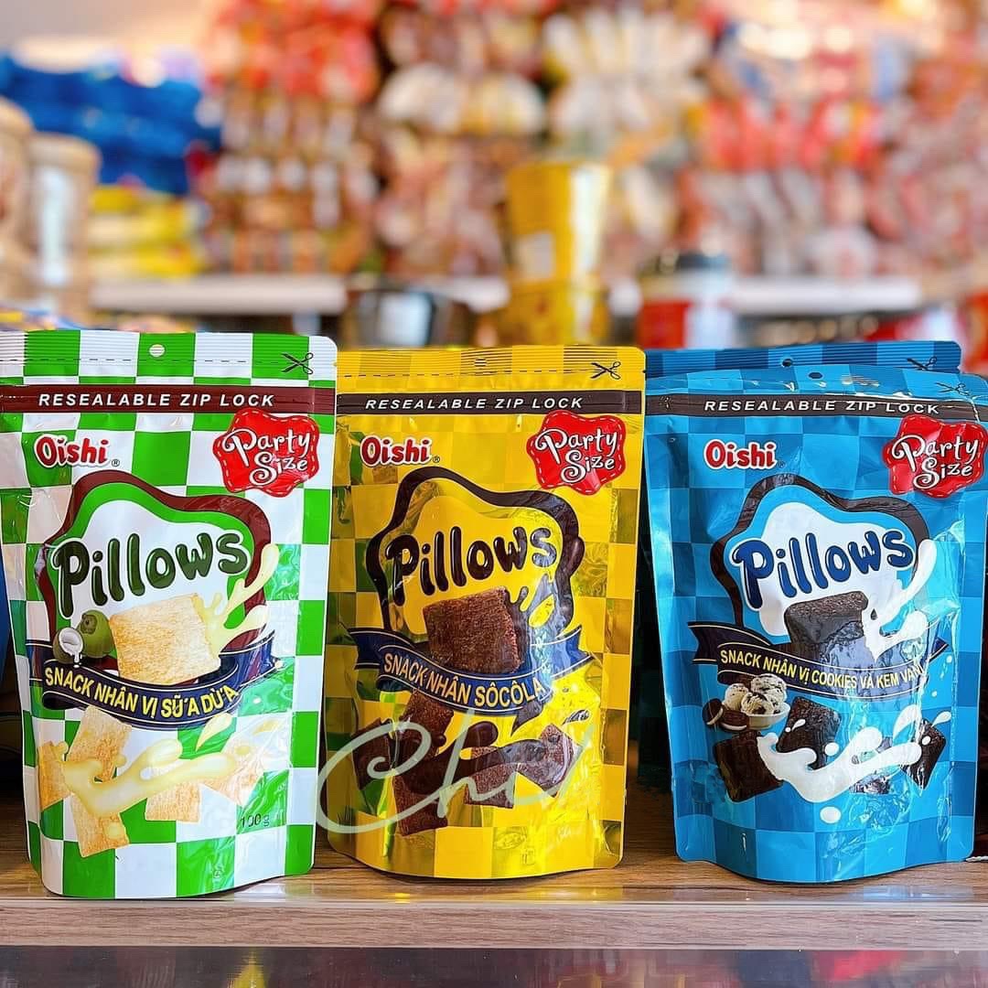 Snack nhân Oishi Pillows gói 85g