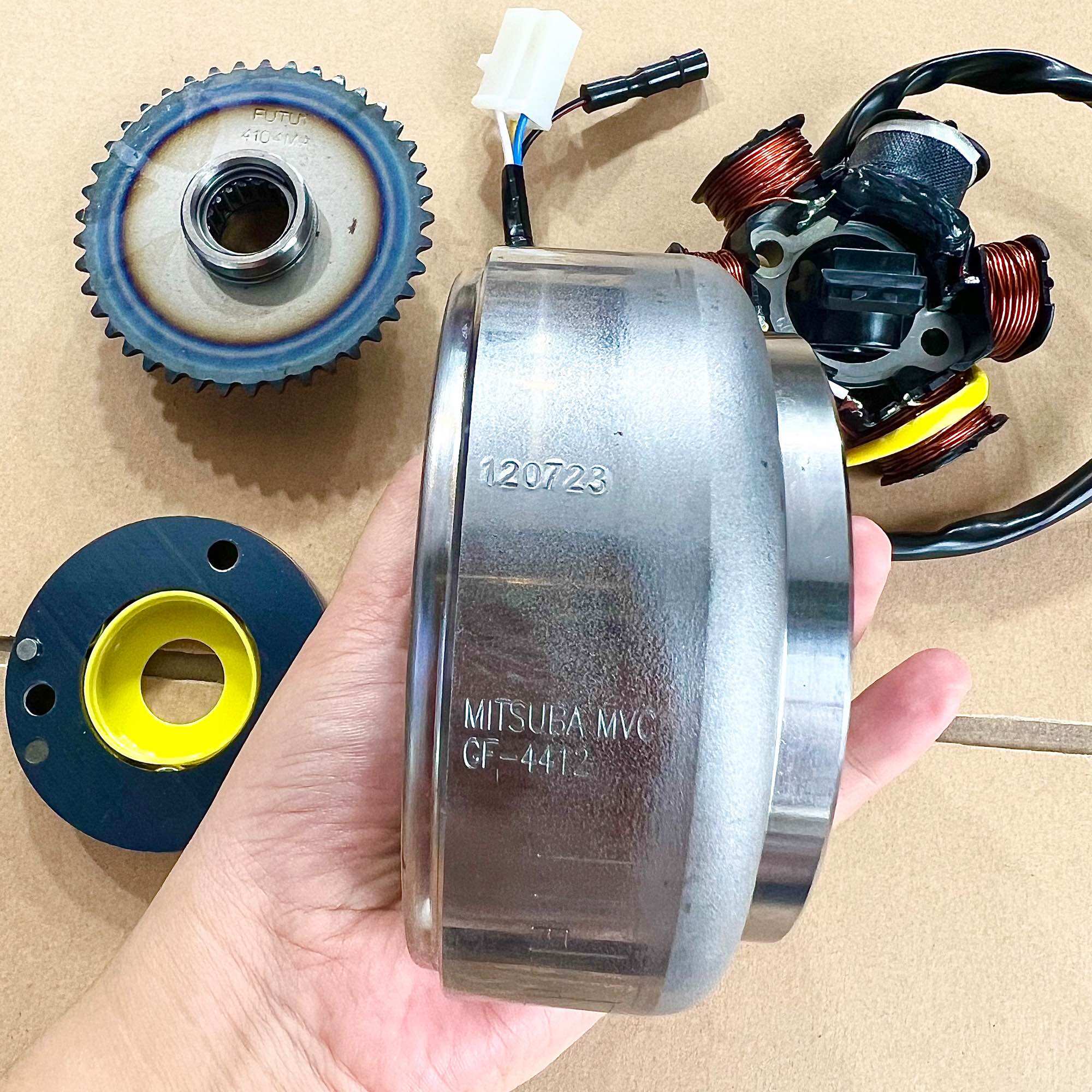 Bộ lửa Wave Alpha Đầy Đủ 4 Món gắn lửa 6 cuộn