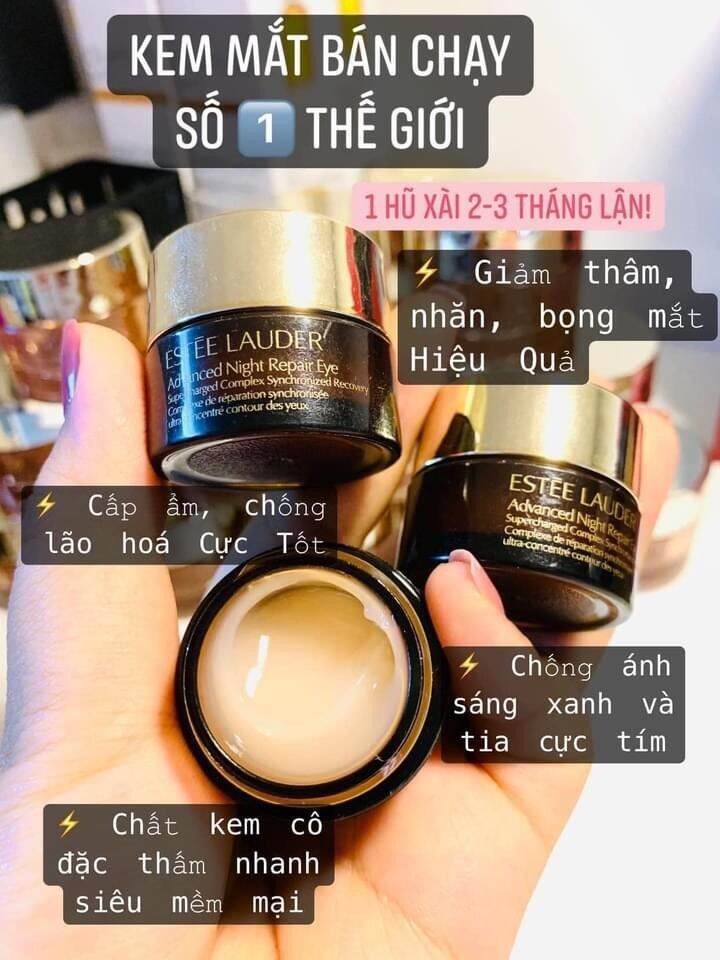 Kem dưỡng mắt 5ml ESTELAUDER chống lão hóa, giảm thâm bọng mắt, giảm nhăn, sáng da vùng mắt.