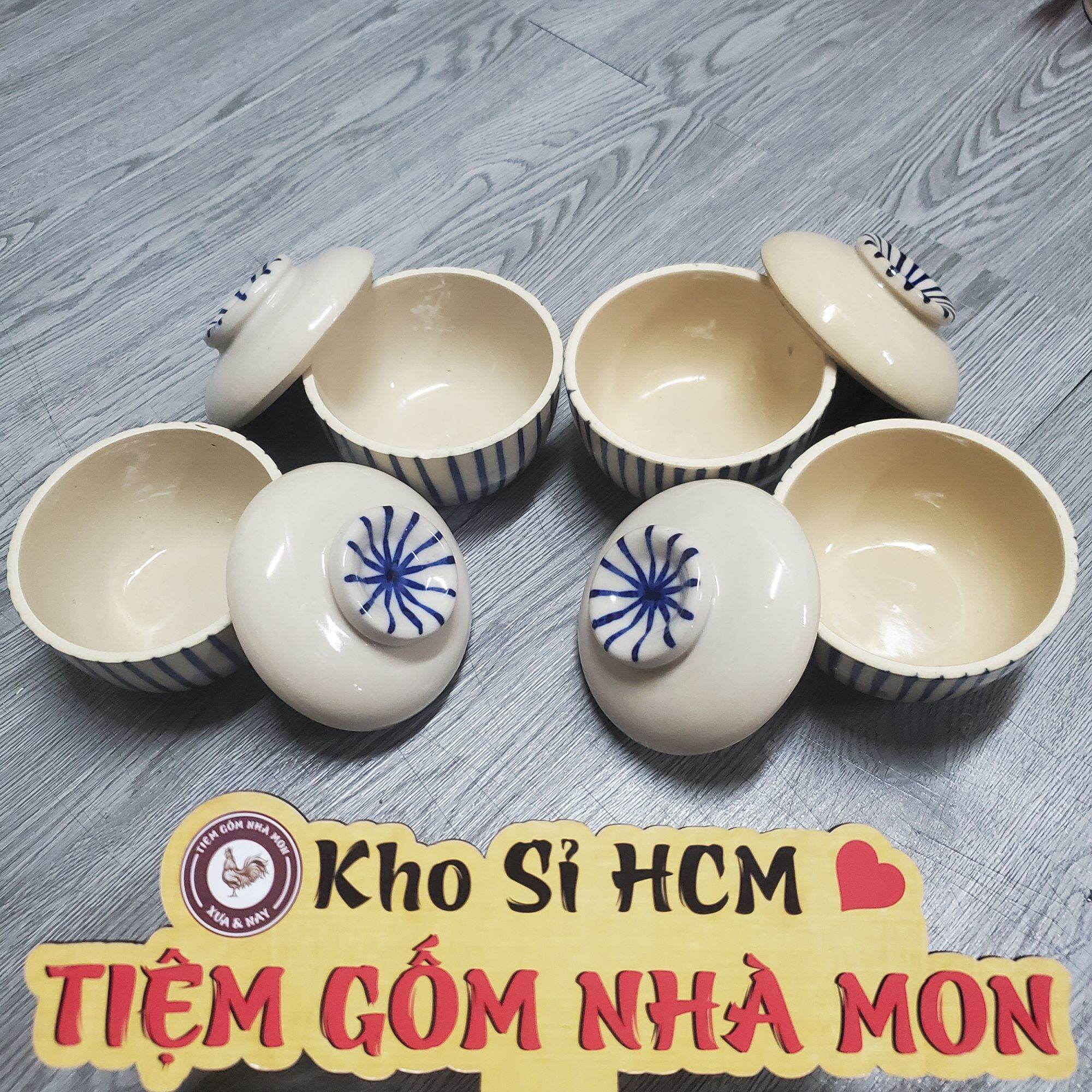 HỦ ĐỰNG 10 ĐẤT NUNG CAO CẤP MẪU SỌC (DUNG TÍCH 300ml)