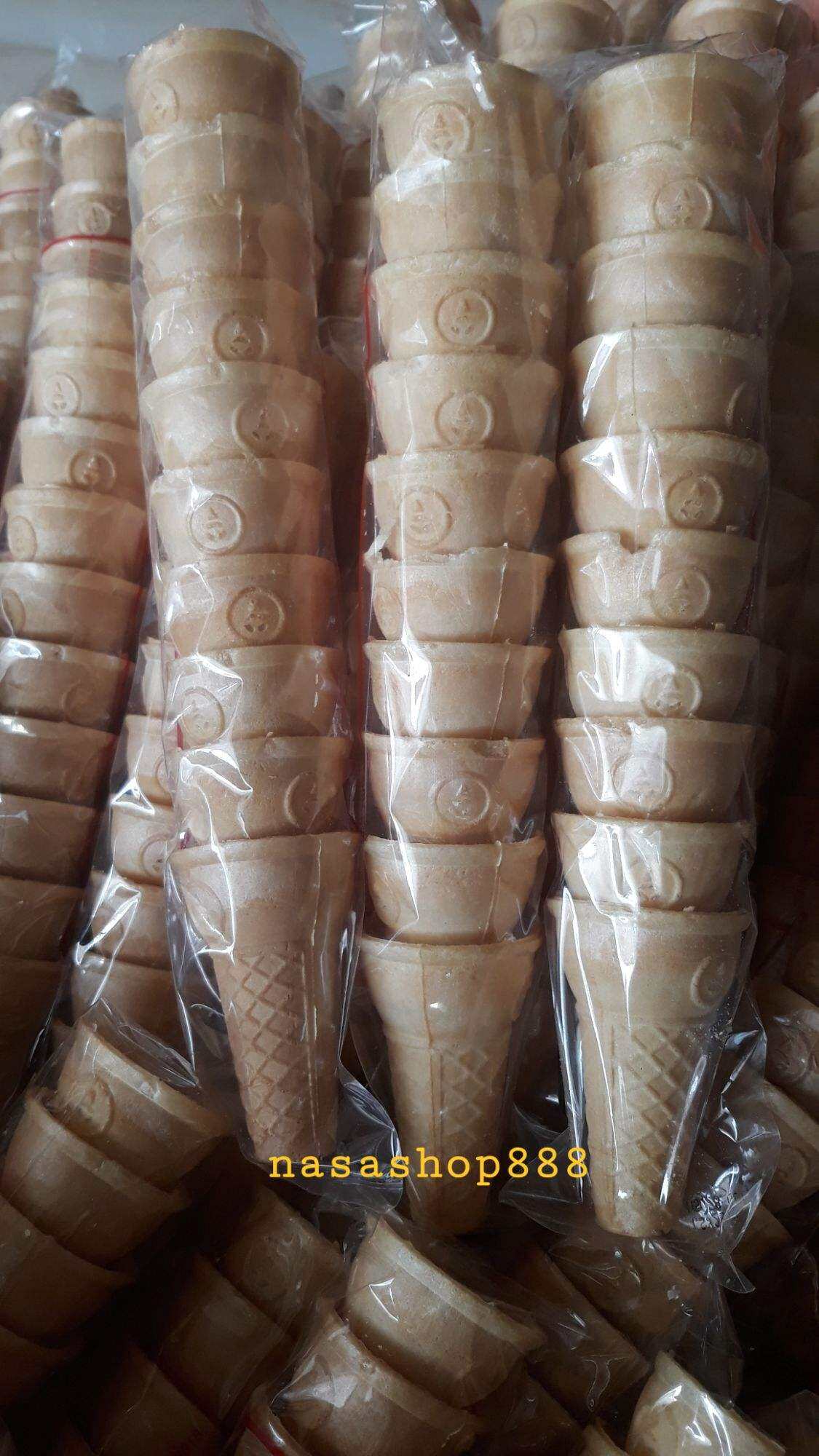 Bịch 10 cái bánh ốc quế ăn kem