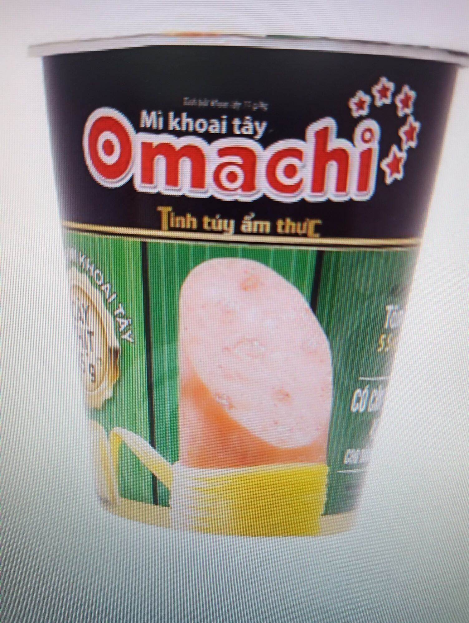 Mì Omachi sốt bò hầm Sườn hầm ngũ quả Tôm chua cay  có cây thịt 45g bên