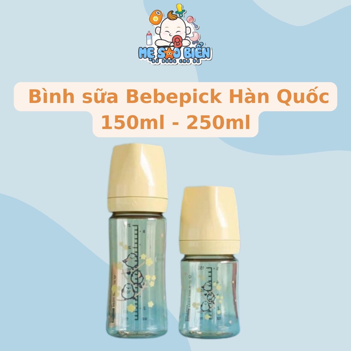Bình sữa bebepick 150ml/ 250ml hàn quốc
