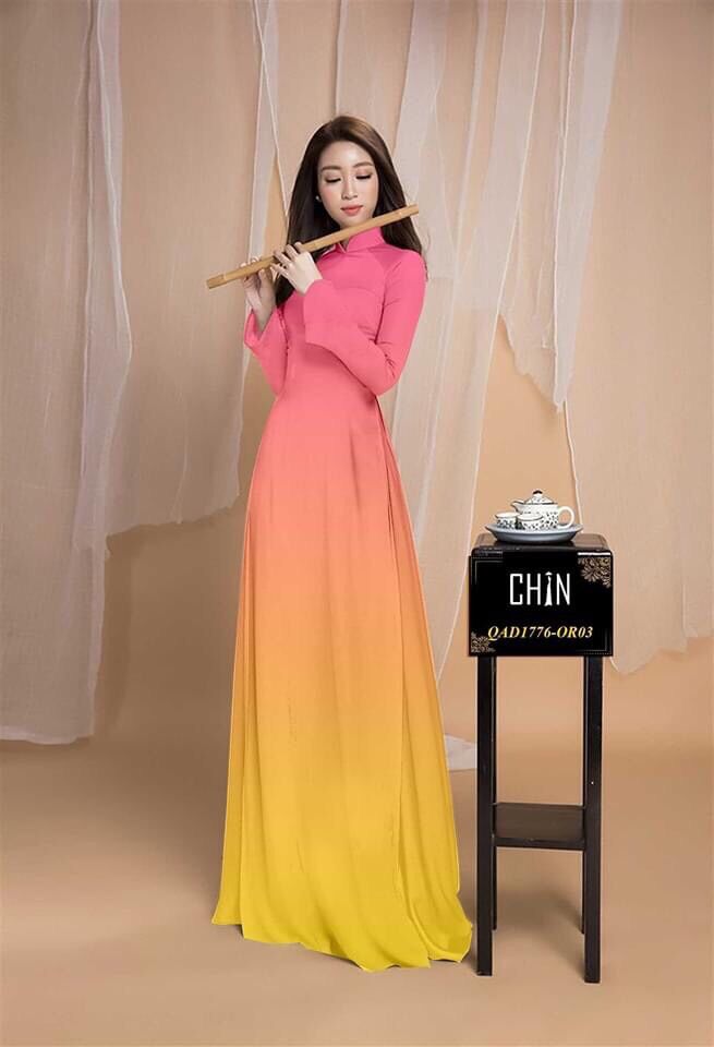 [HCM]Vải áo dài màu ombre