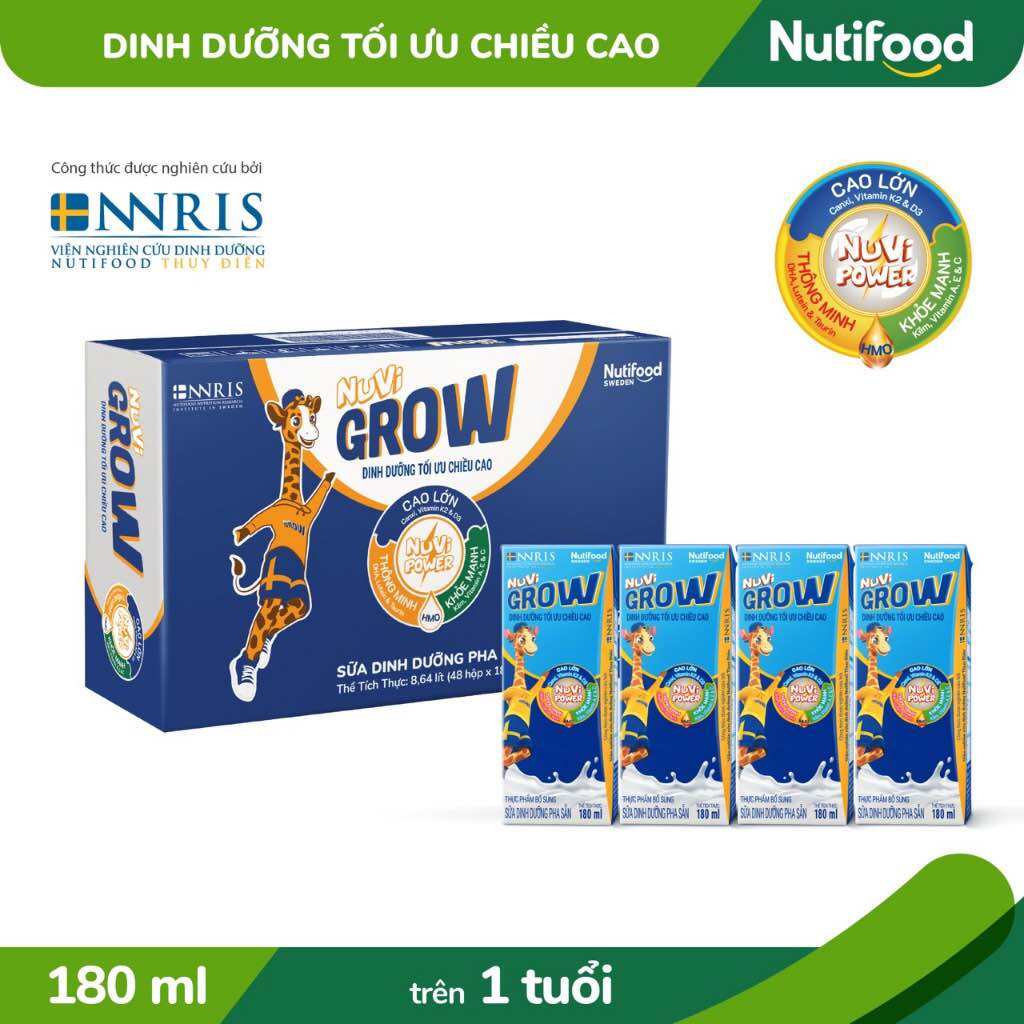 Sữa Nuvi Grow 180ml