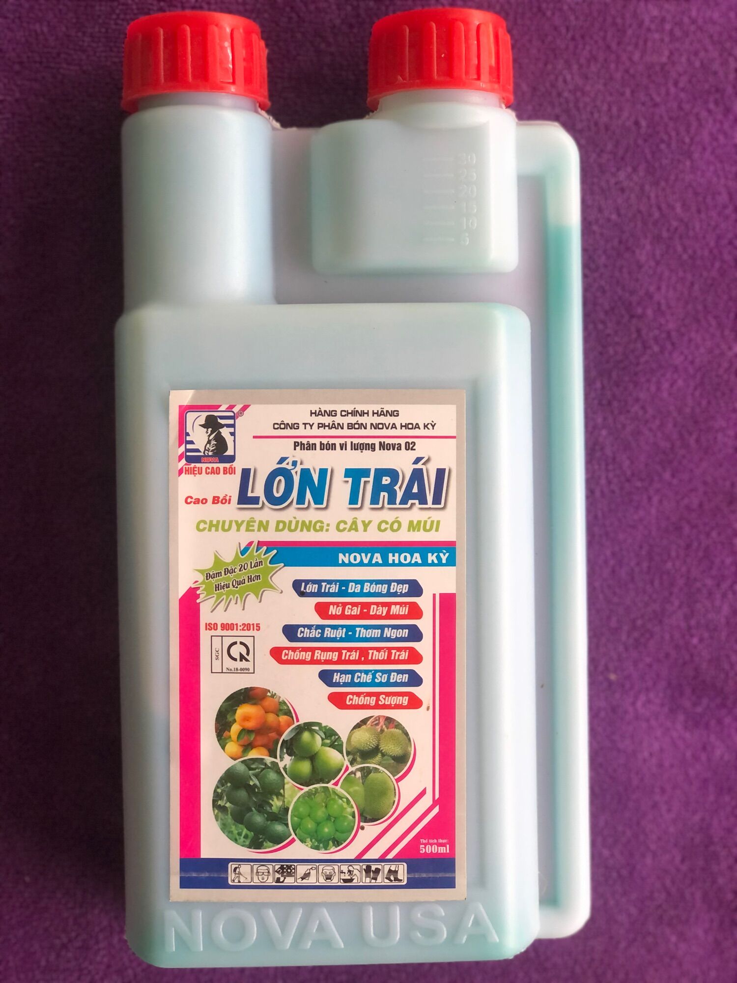 Phân bón lá lớn trái | cty nova hoa kỳ 🇺🇸chai 500ml