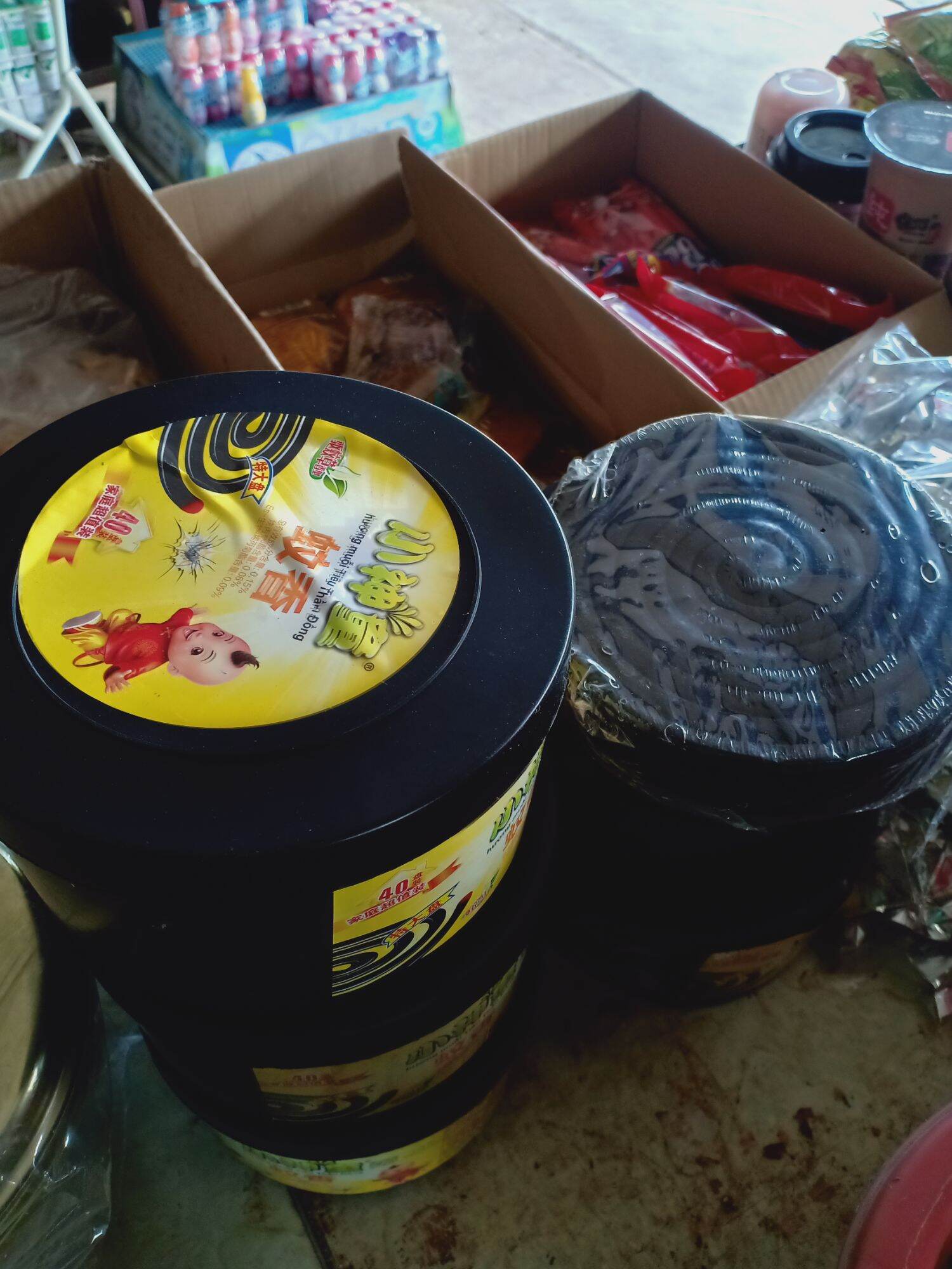 Com bo 1 hộp nhang, 1 khay đựng nhang muỗi y hình