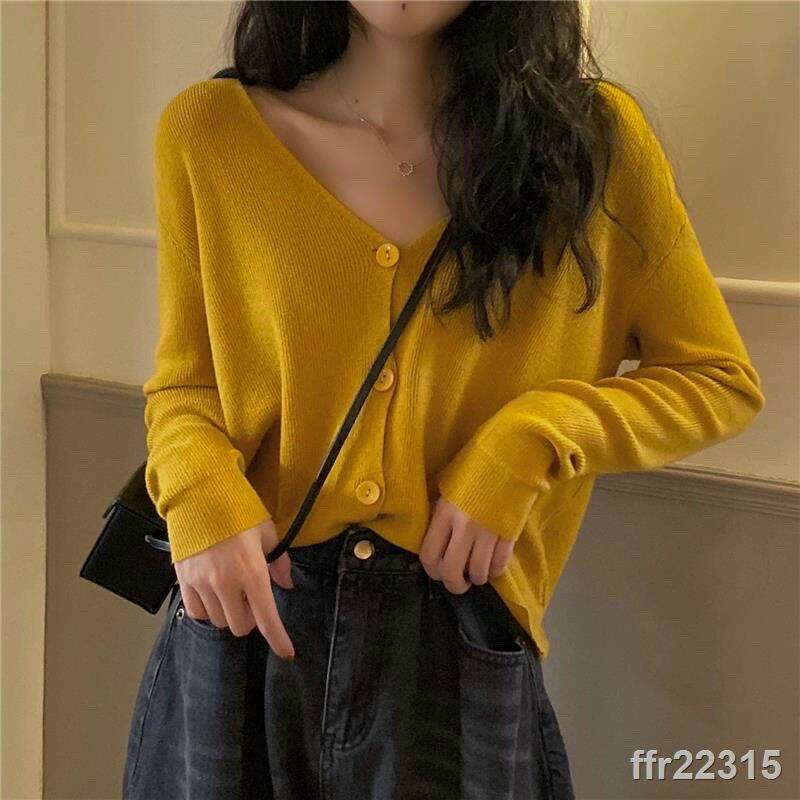 Áo khoát cổ V cúc 🌸
