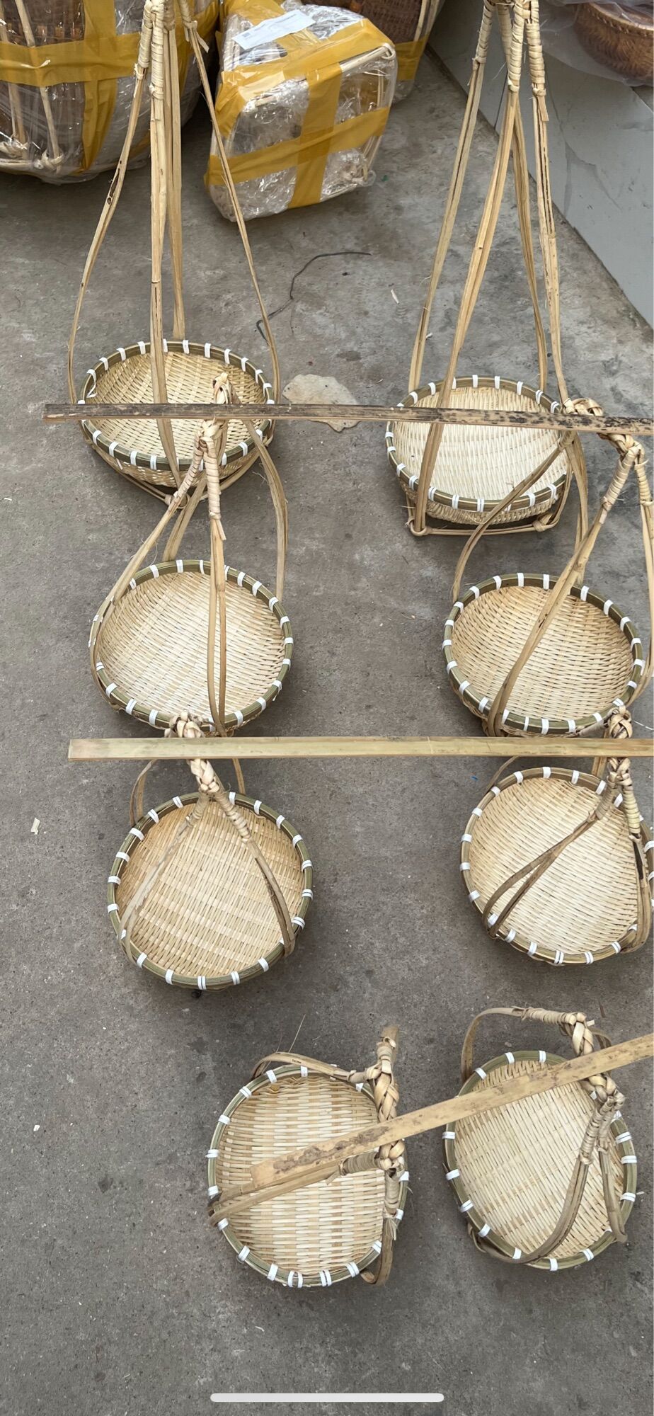 Quang gánh rổ/rá decor Tết size 36/33/30/27/25/20/18/16 cm