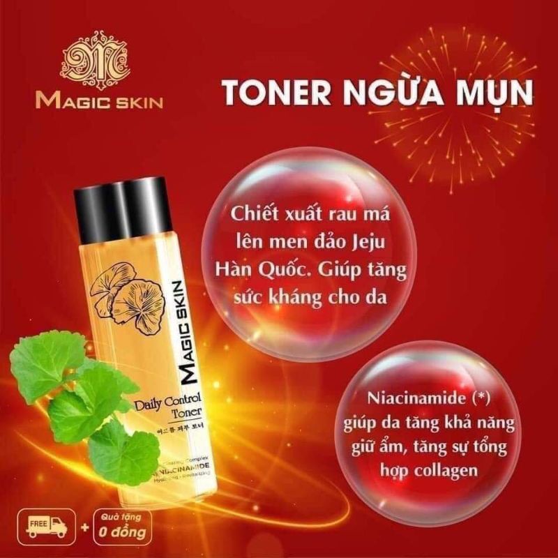 Nước cân bằng da ngừa mụn