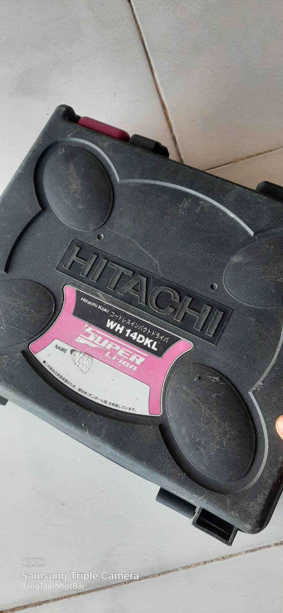 Thùng đựng máy HITACHI nhật bãi