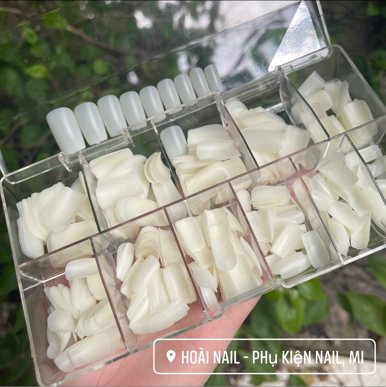 Móng úp na vuông ngắn ( nhám và ko nhám)
