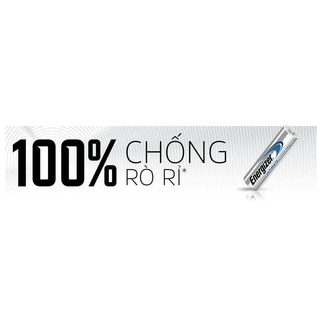 Pin AA Lithium Energizer 1.5V Bền nhất thêa giới( không sạc nhưng siêu bền)