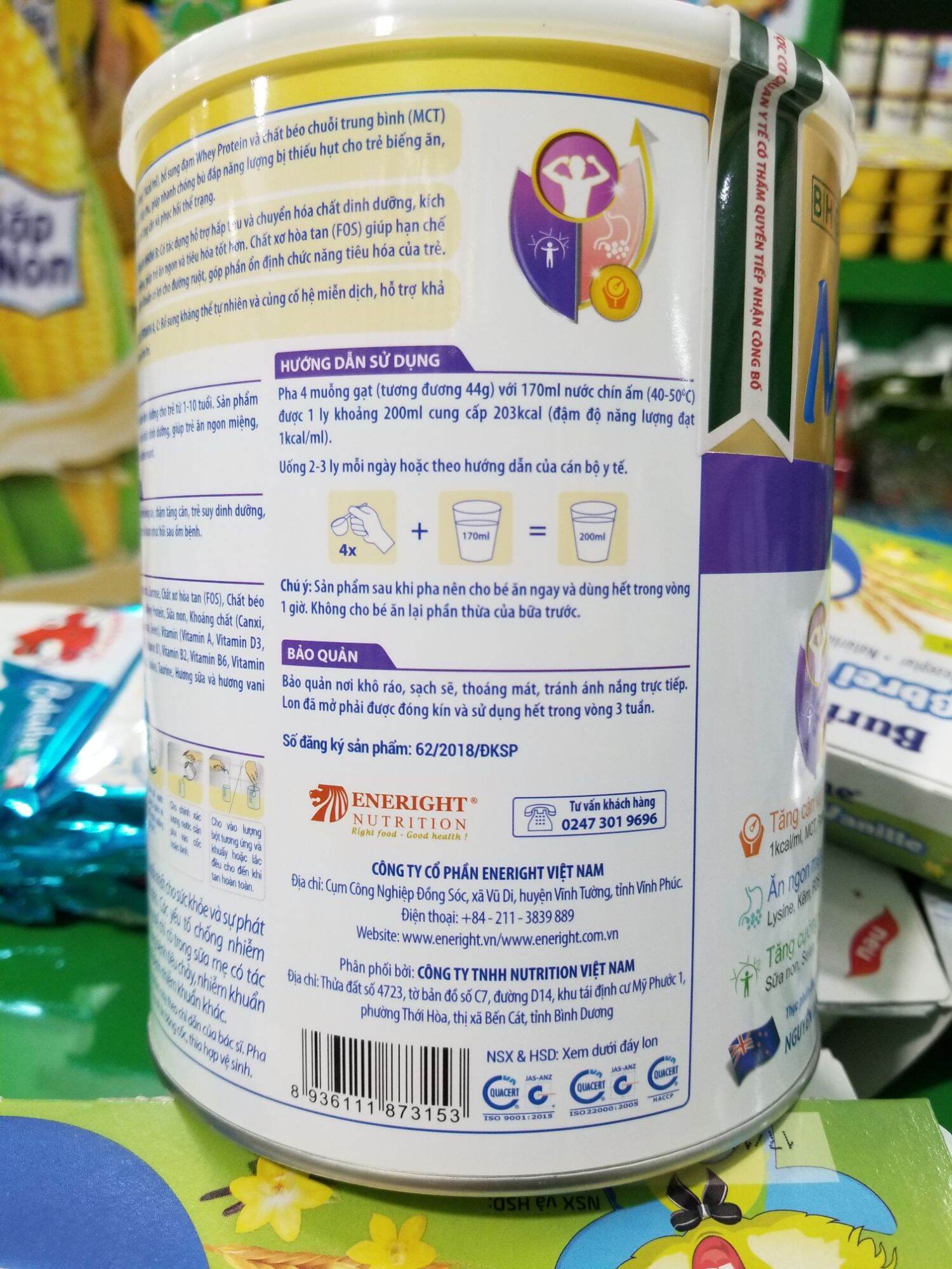 [HCM]Sữa Bột Merrikiz gold pedia 900g