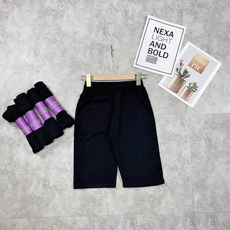 quần legging cuộn tím / quần legging/ quần lửng