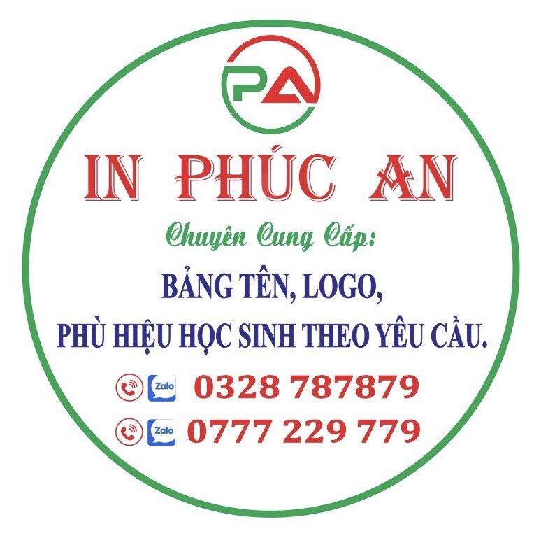 bảng tên - logo ủi