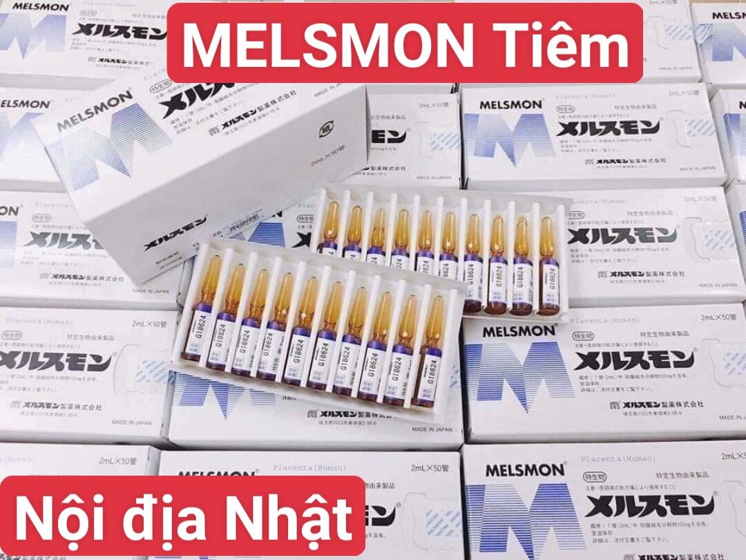 Tế bào gốc tiêm nhau thai melsmon placenta human vỉ 10 ống nhật bản