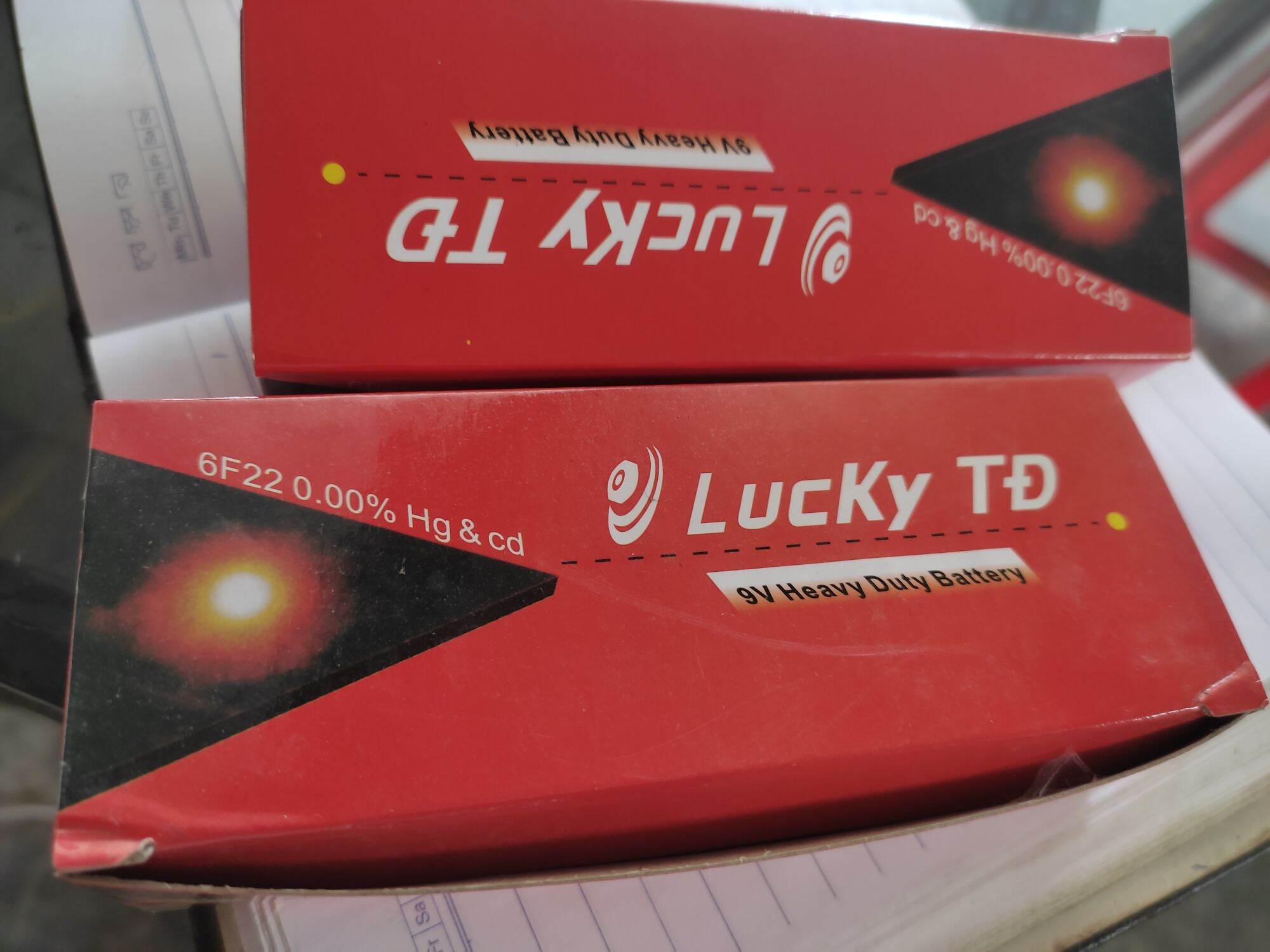 COMBO 10 viên pin vuông 9v LUCKY