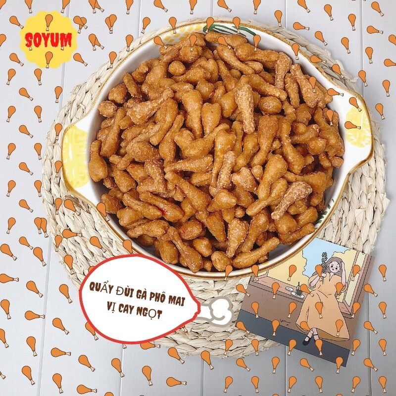 500gr Quẩy đùi gà phô mai cay