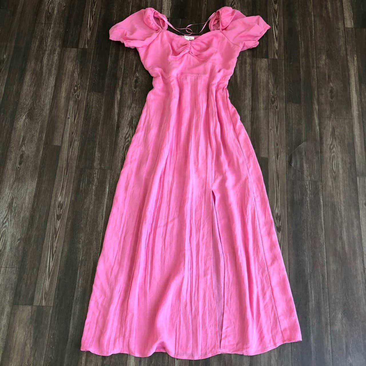 Đầm Midi Linen Xuất Dư Xịn Đẹp