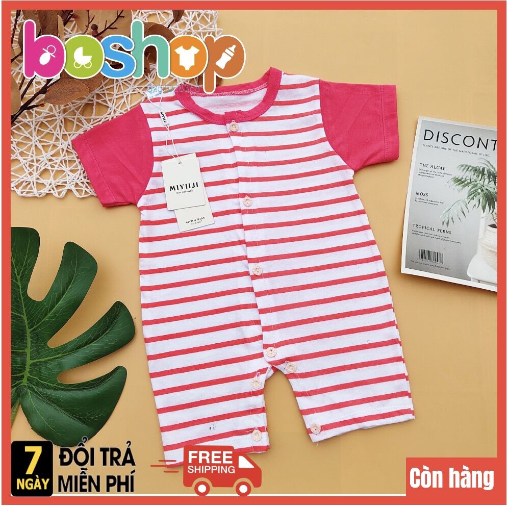 Body cộc cho bé sơ sinh chất cotton đẹp