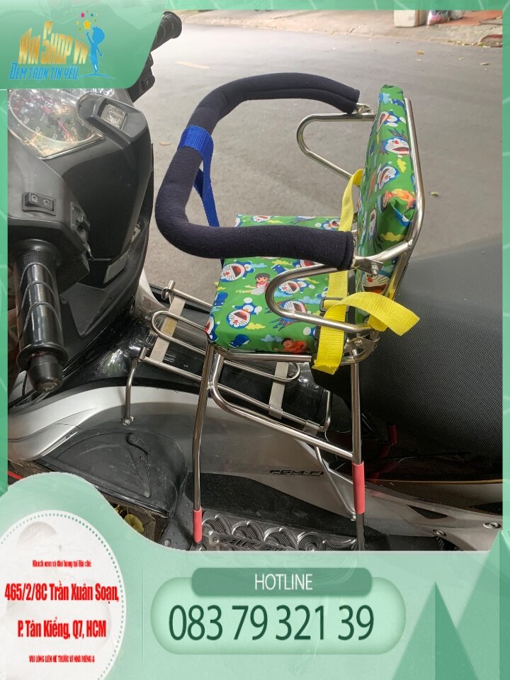 Ghế ngồi xe máy cho bé xe AB - PCX - NVX (Ghế 4chân)
