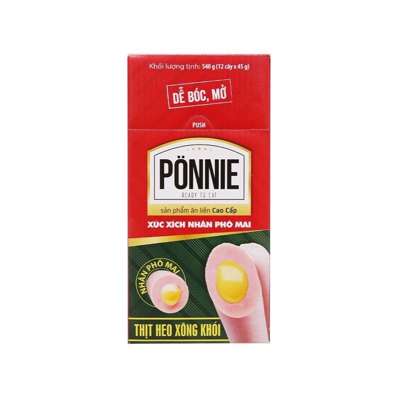 Xúc Xích Ponnie (Hộp 12 Cây)