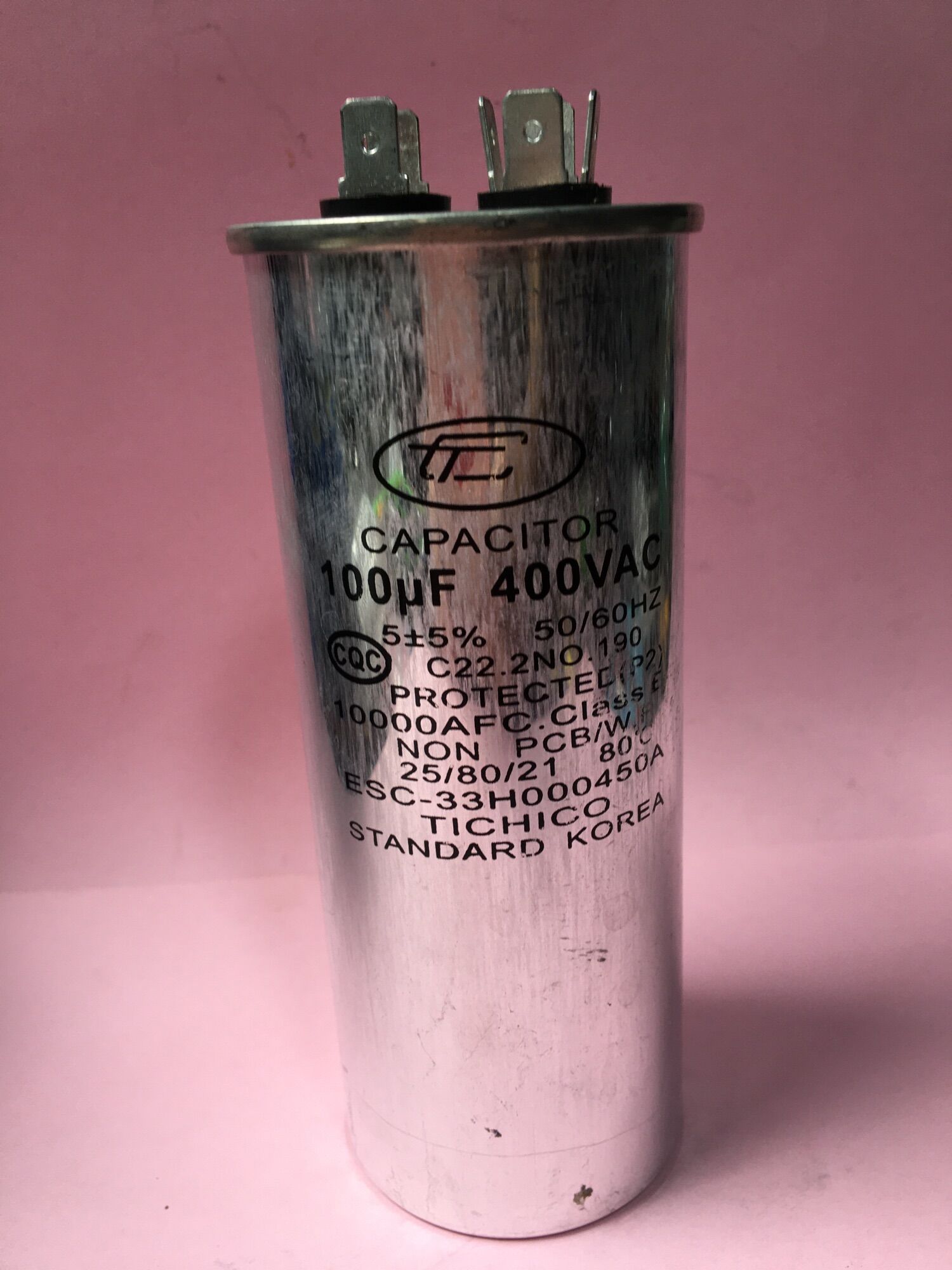 Tụ dầu ngâm 100uf 400v