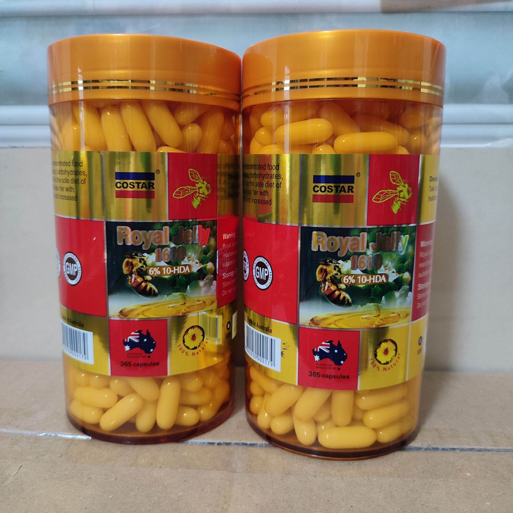 Viên uống sữa ong chúa Costar 1610 của Úc 365 viên