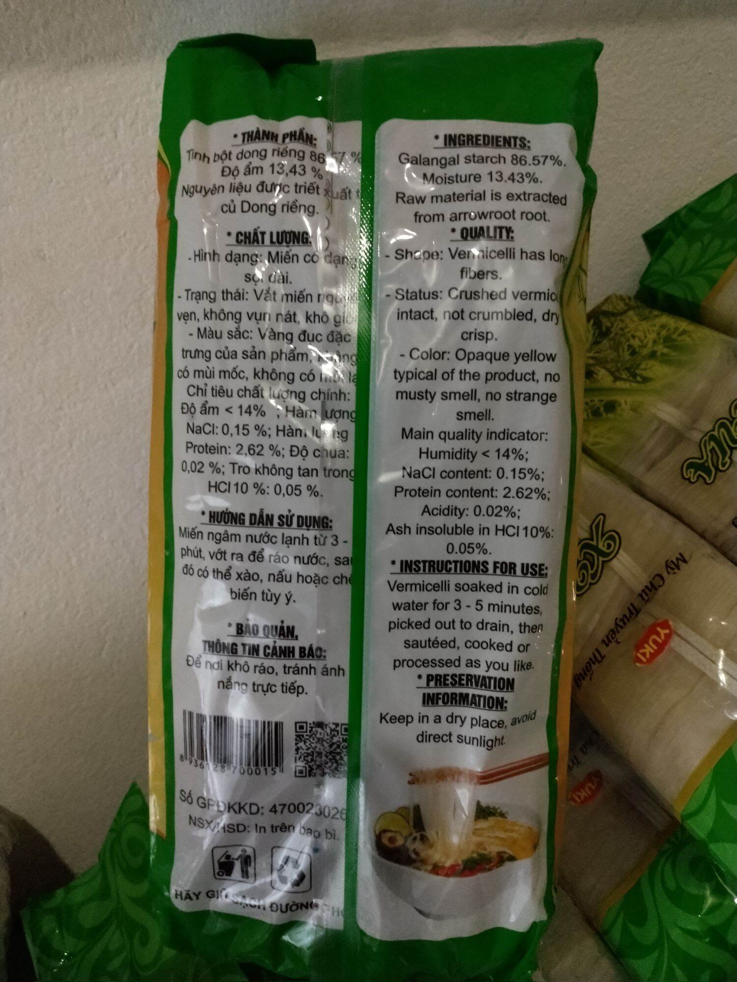 Miến dong Bắc Cạn 500g