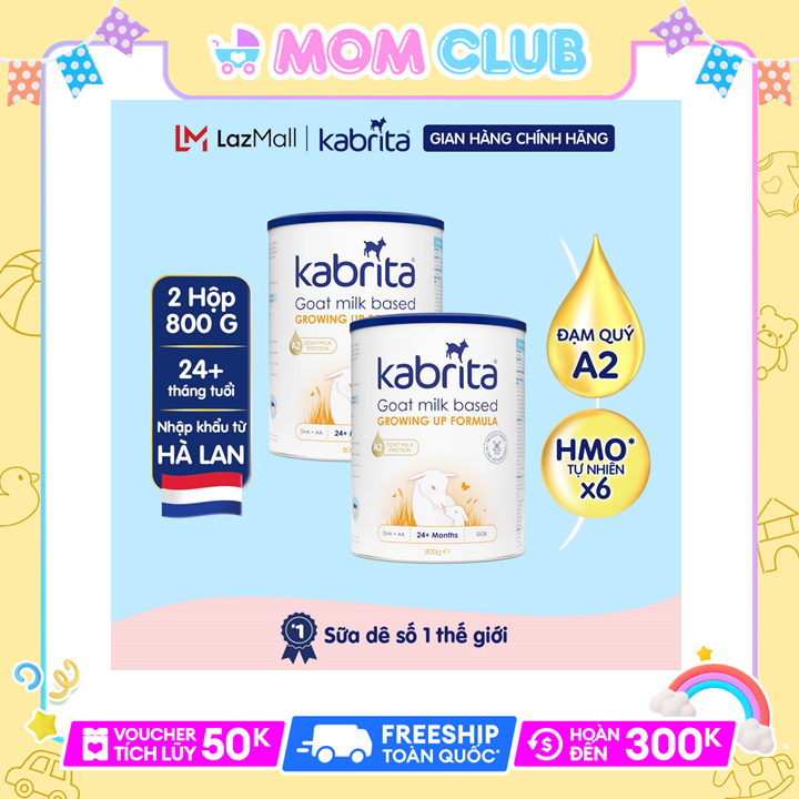 Combo 2 lon sữa dê Kabrita số 3 cho trẻ trên 24 tháng