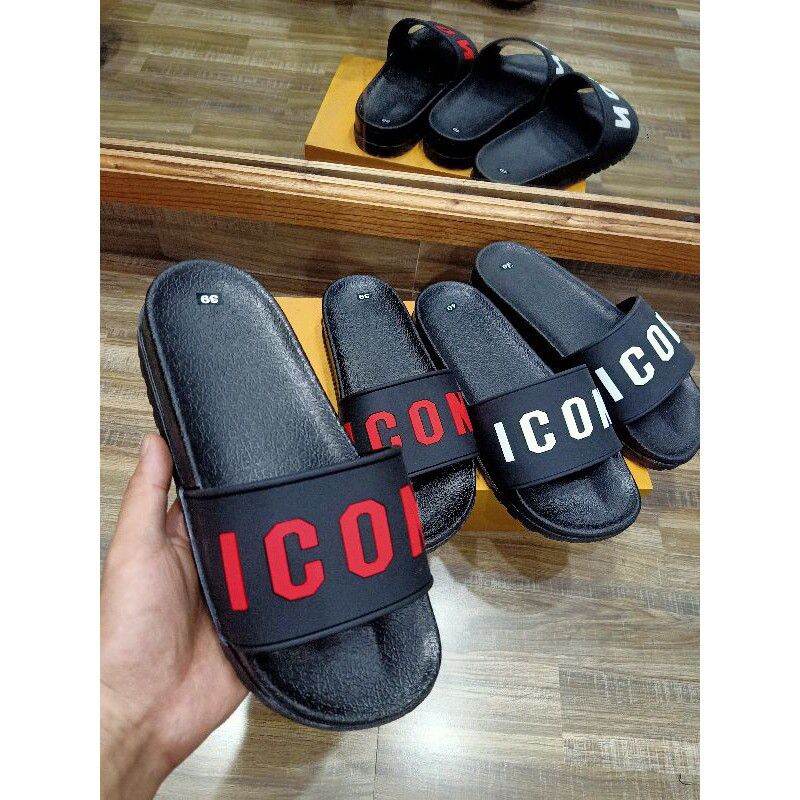 Dép lê quai ngang Icon đế cao