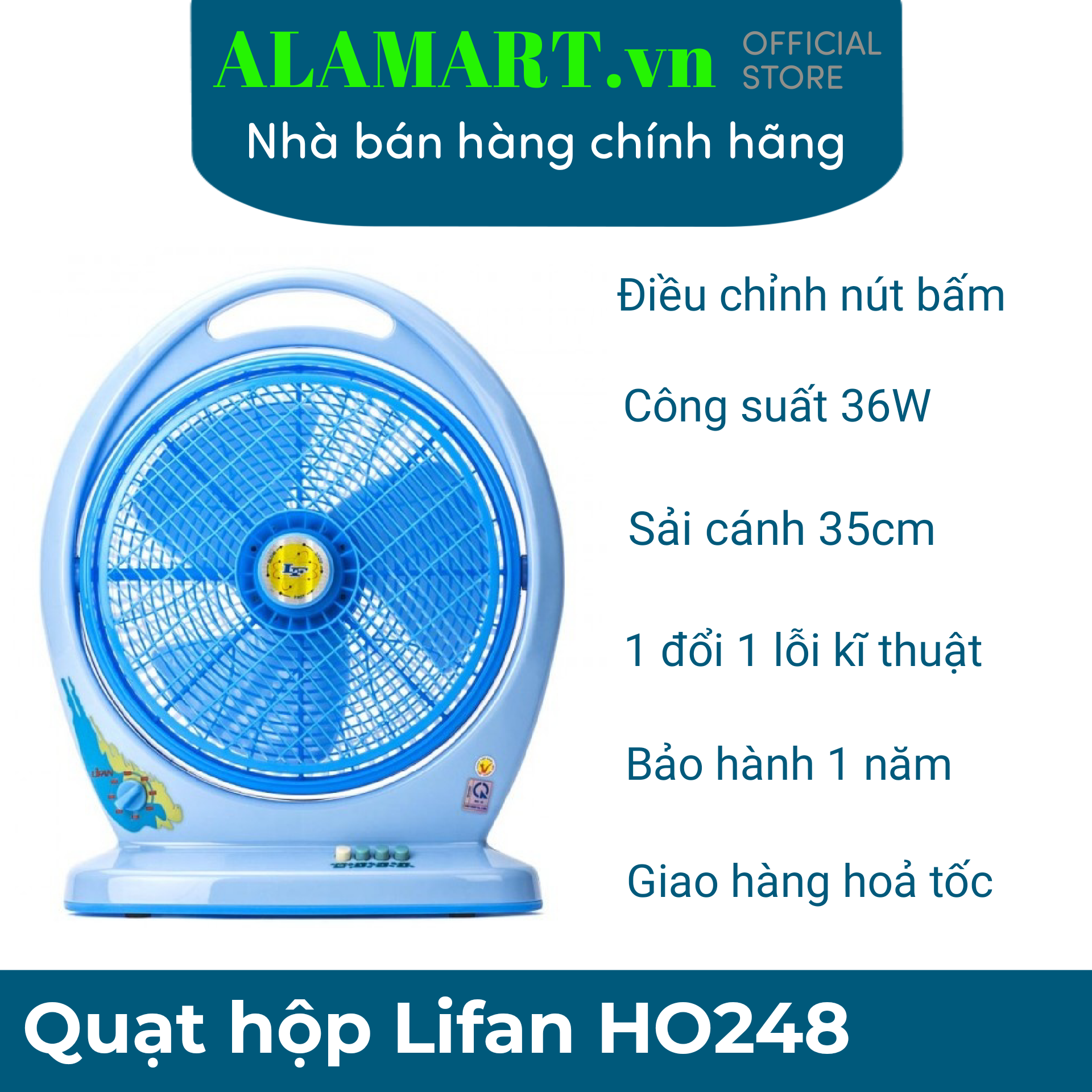 Quạt hộp lifan ho-248