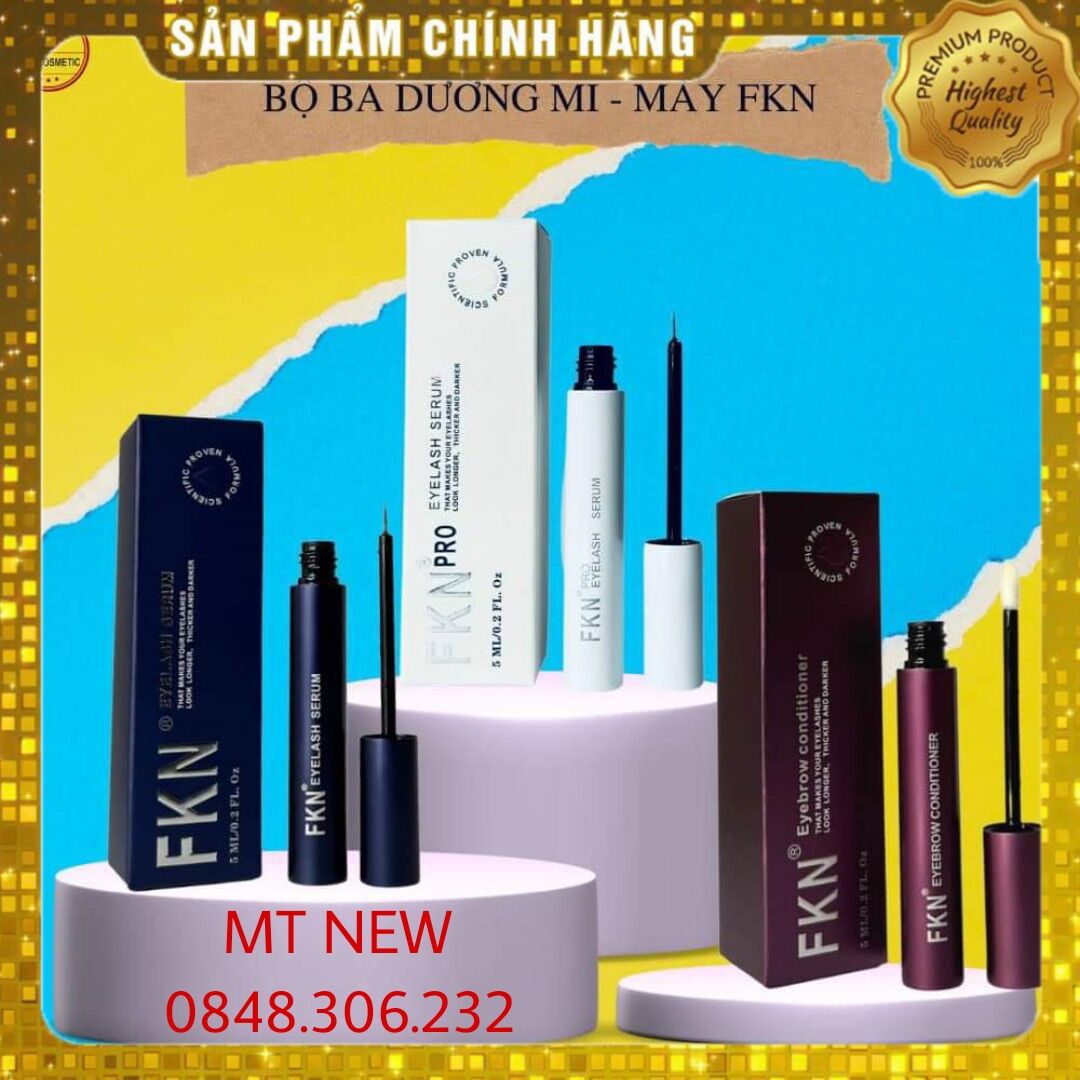 Combo dưỡng mi mày fkn mi cong dài, mày đen rậm