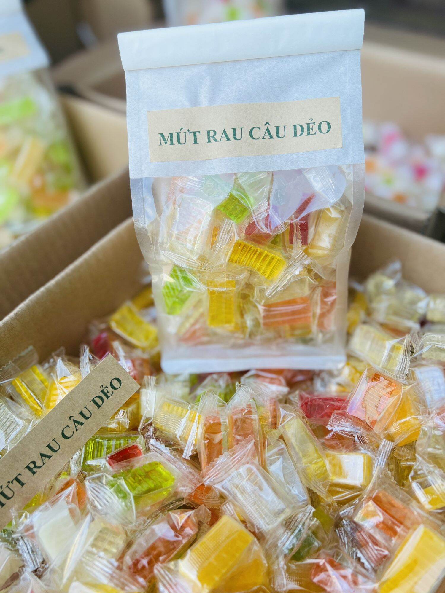 Mứt rau câu dẻo Kim Vân 500g [ Đặc Sản Tiền Giang]