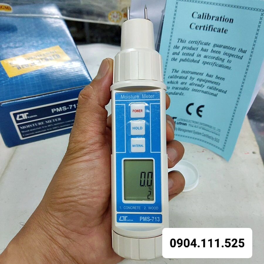Lutron Pms-713 Wood and Concrete Moisture Meter