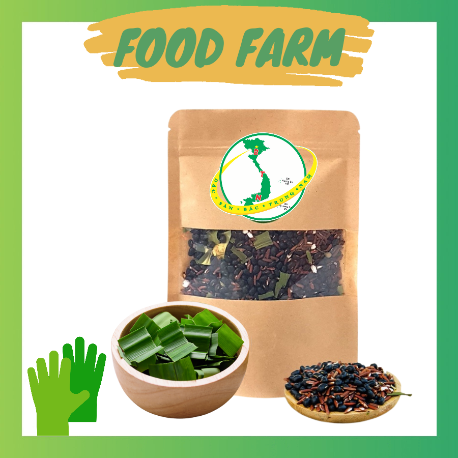 Trà gạo lứt đậu đen tim sen 250g